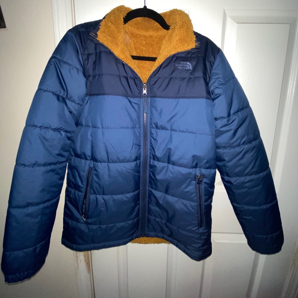 North Face reversible boys coat